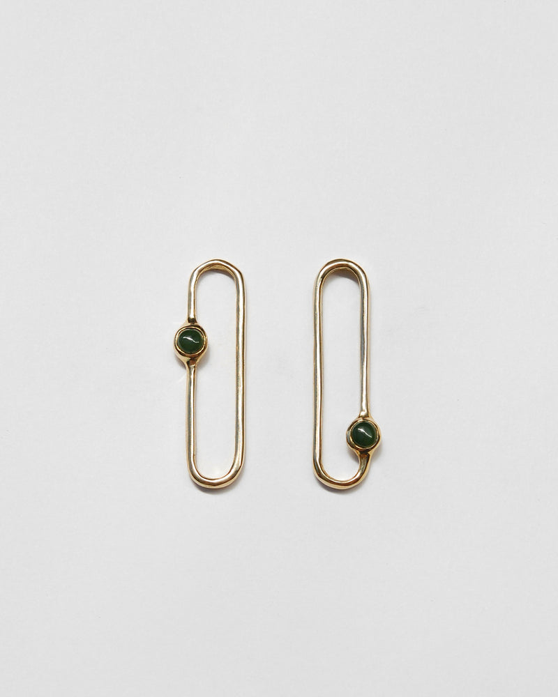 Amparo Earrings in Jade