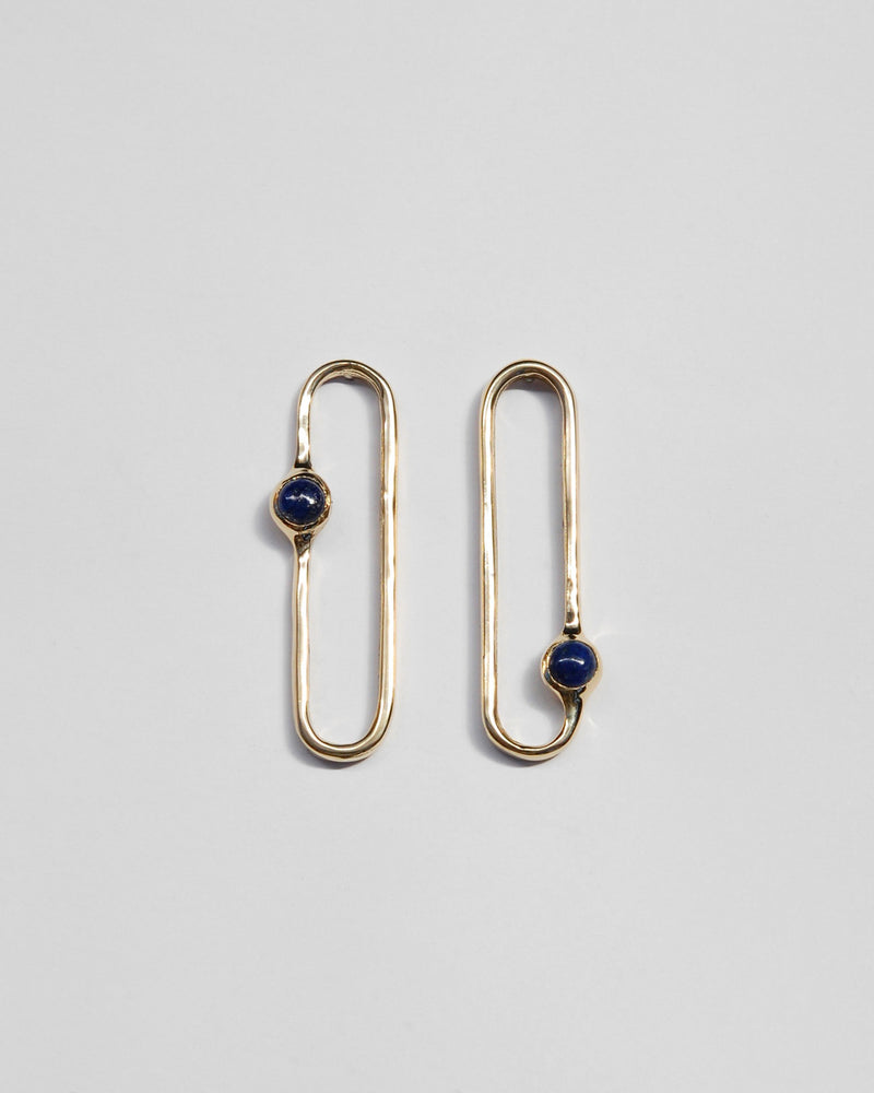 Amparo Earrings in Lapis