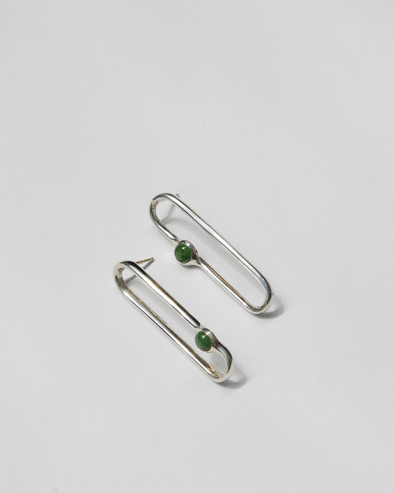 Amparo Earrings in Jade