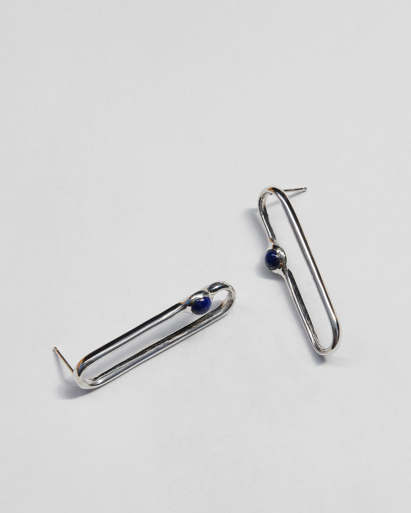 Amparo Earrings in Lapis