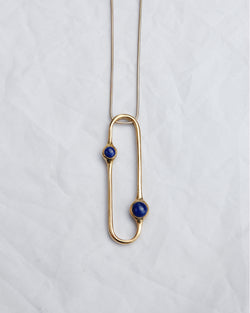 Amparo Necklace Lapis // Sample Sale