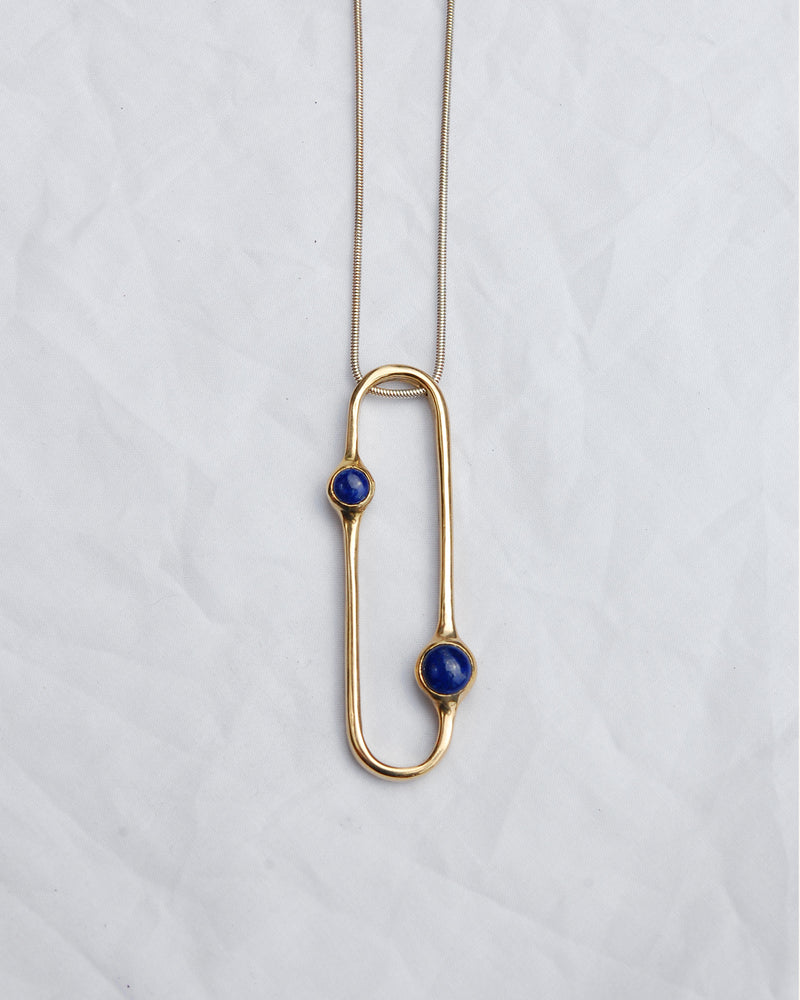 Amparo Necklace Lapis // Sample Sale