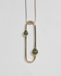 Amparo  Necklace in Jade