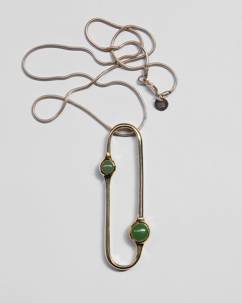 Amparo  Necklace in Jade