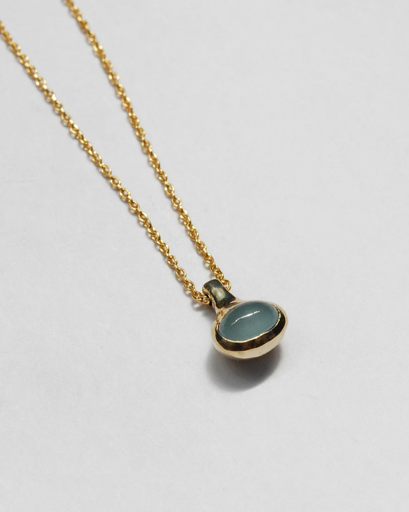 Aquamarine Necklace in 14k Gold