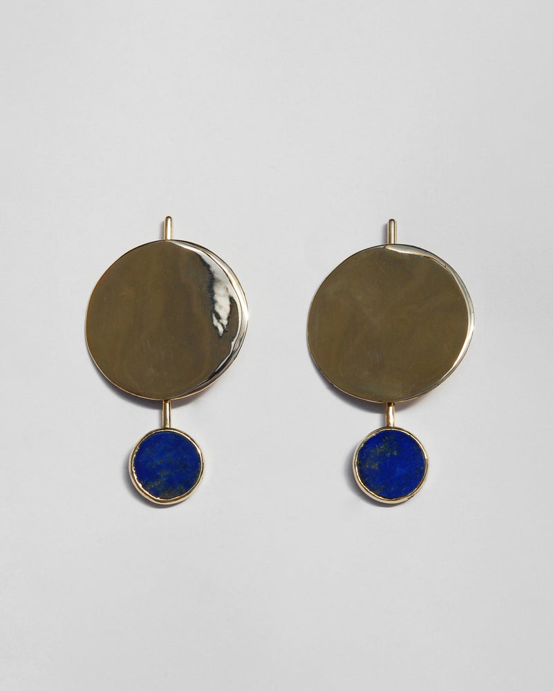 Filia Earrings in Lapis