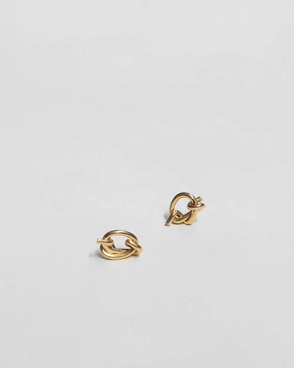 Knot Earrings in 14k Gold