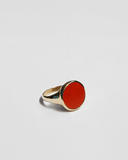 Lacuna Ring in Red Jasper