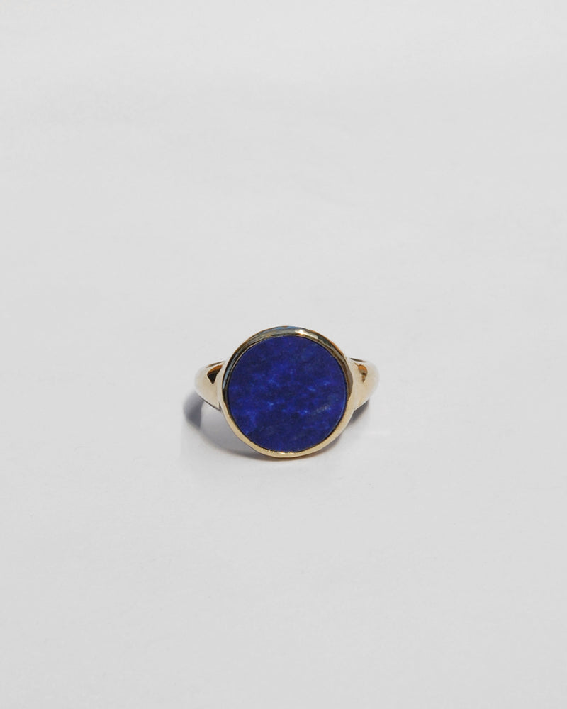 Lacuna Ring in Lapis