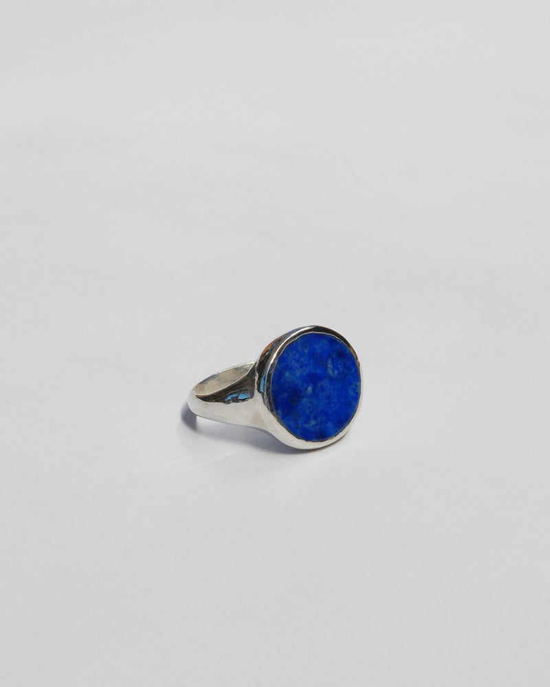 Lacuna Ring in Lapis