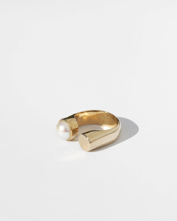 Libra Ring with White Pearl