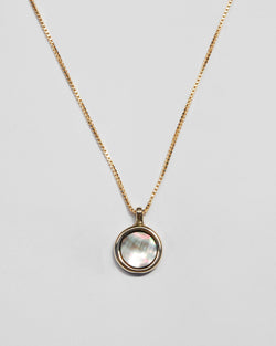 Mare Necklace in Grey Mother of Pearl