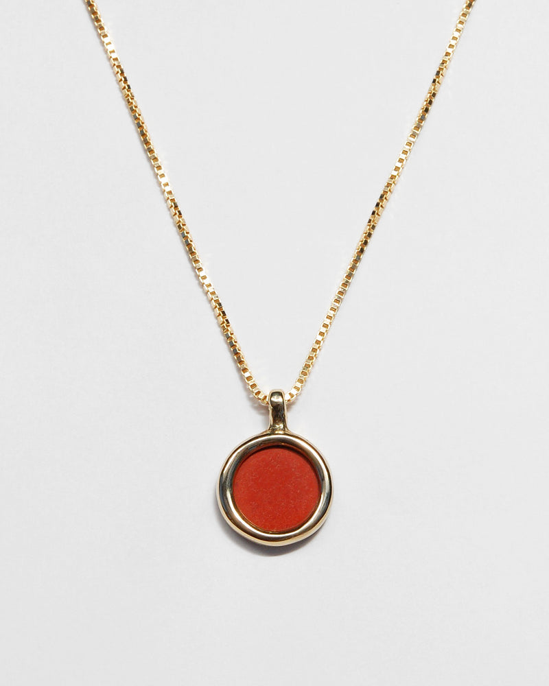 Mare Necklace in Red Jasper