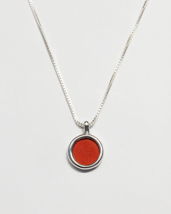 Mare Necklace in Red Jasper