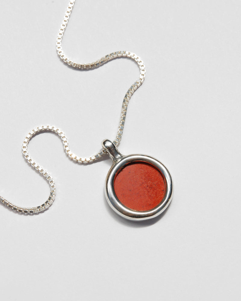 Mare Necklace in Red Jasper