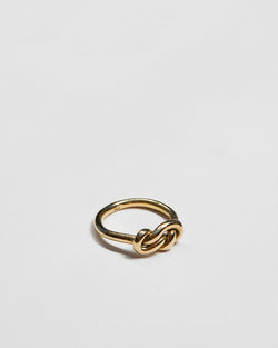 Doubled Knot Ring in Gold